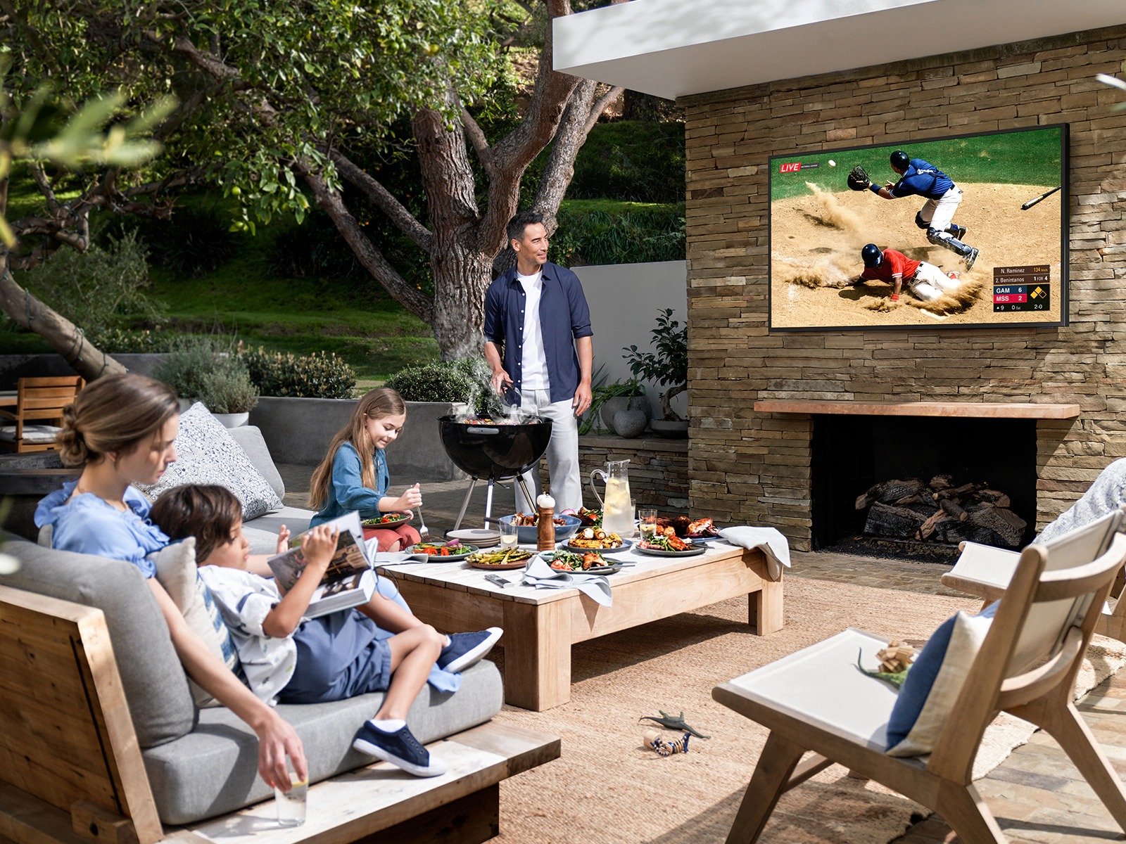 outdoor samsung terrace tv